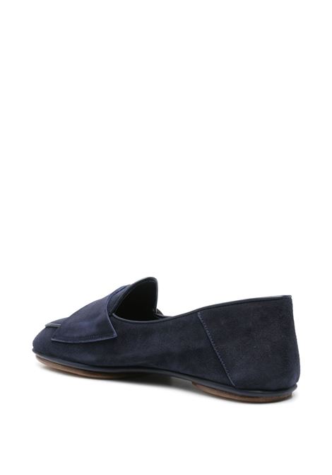 Blue suede loafers Edhèn milano - women EDHÈN MILANO | COMPFLYDSUE1078